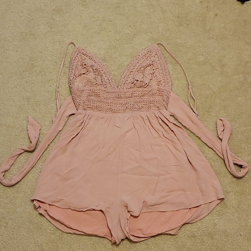 Small Pink Romper